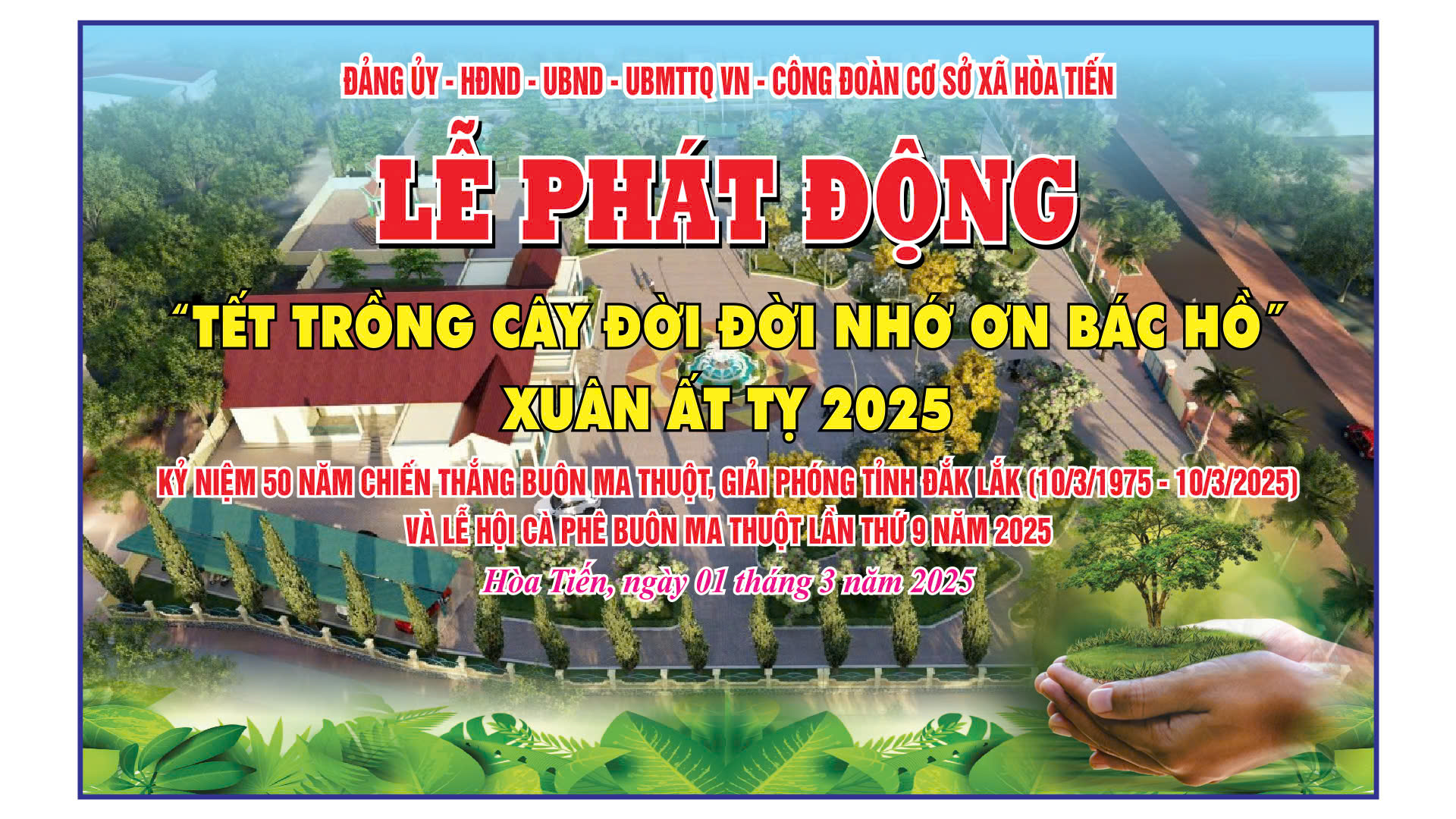 TUYÊN TRUYỀN PHÁT ĐỘNG TẾT TRỒNG CÂY NĂM 2025